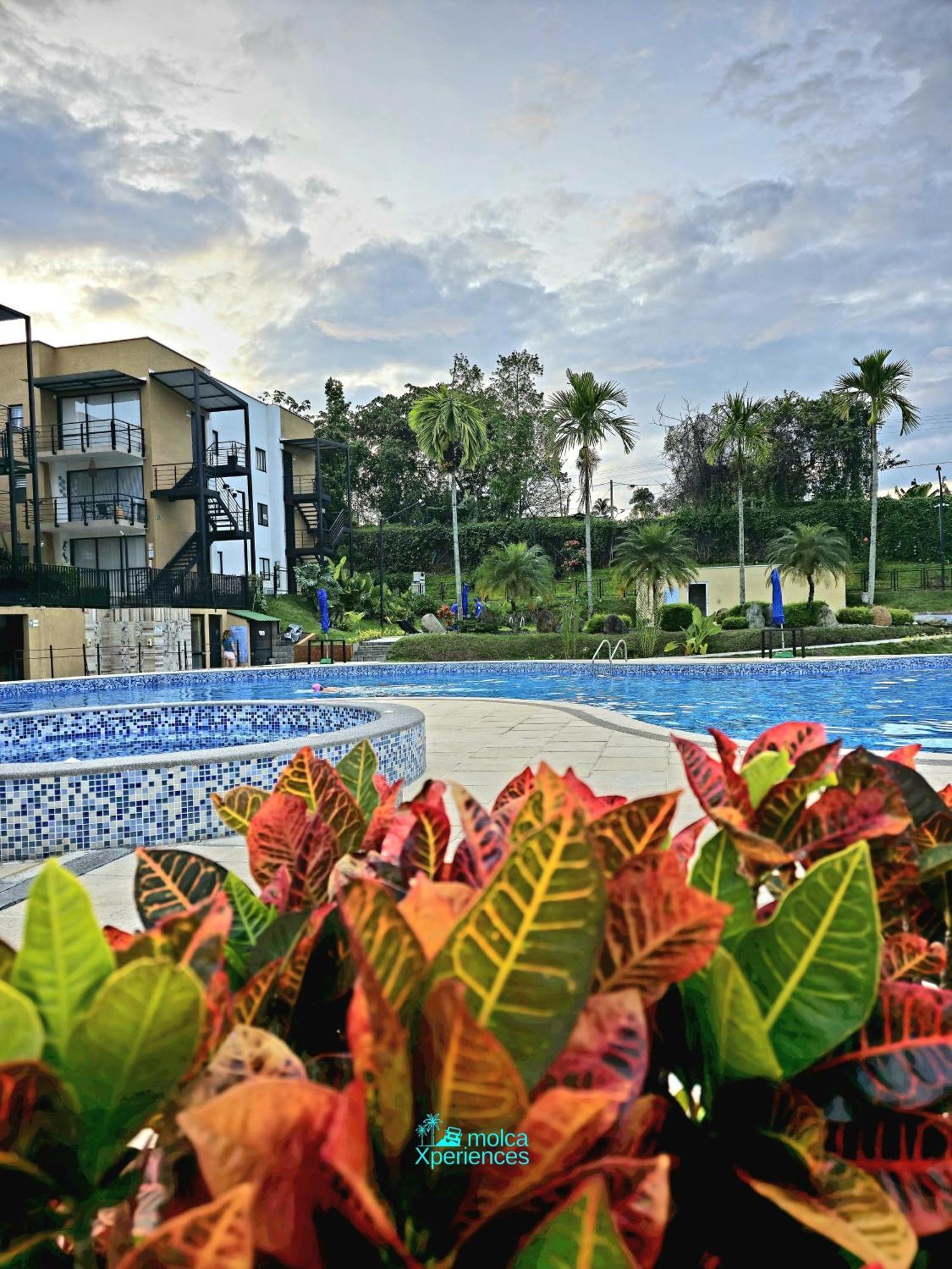 Apartamento Privado Vacacional A 5M Del Aeropuerto, 20 Minutos Del Parque Del Cafe Y Centro De Armenia Con 4 Piscinas, 3 Jacuzzi, Sauna By Molca Xperiences 2H Esterno foto